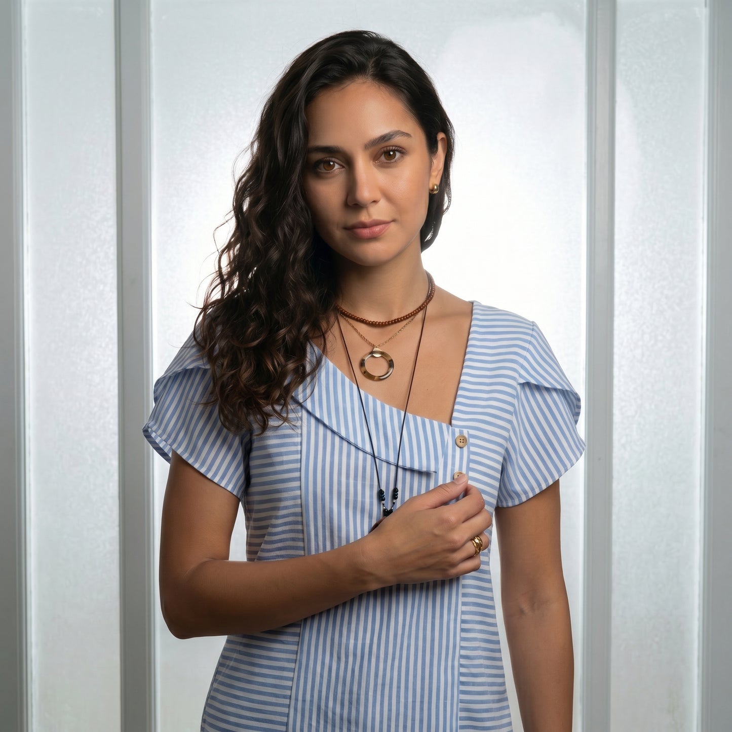 Blusa casual de rayas
