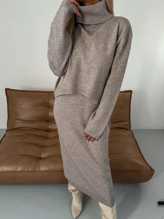 Nicole | Conjunto de punto de invierno para mujer