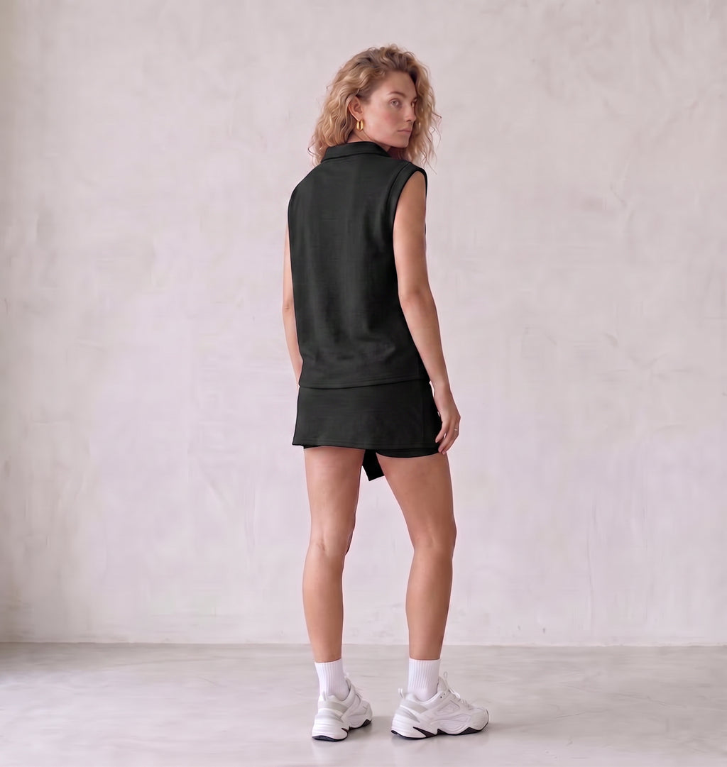 Carla - Conjunto de falda de 2 piezas para mujer