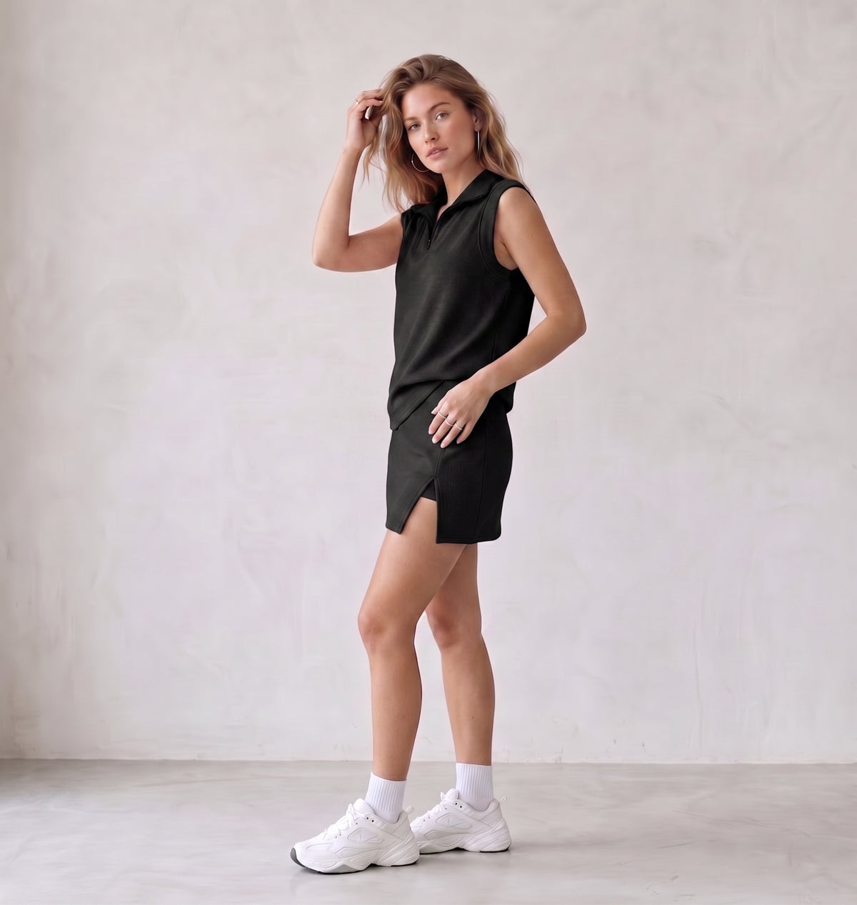 Carla - Conjunto de falda de 2 piezas para mujer