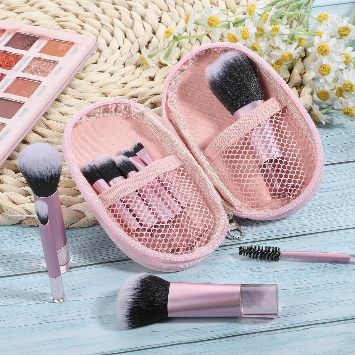 Set de 10 Brochas de Maquillaje