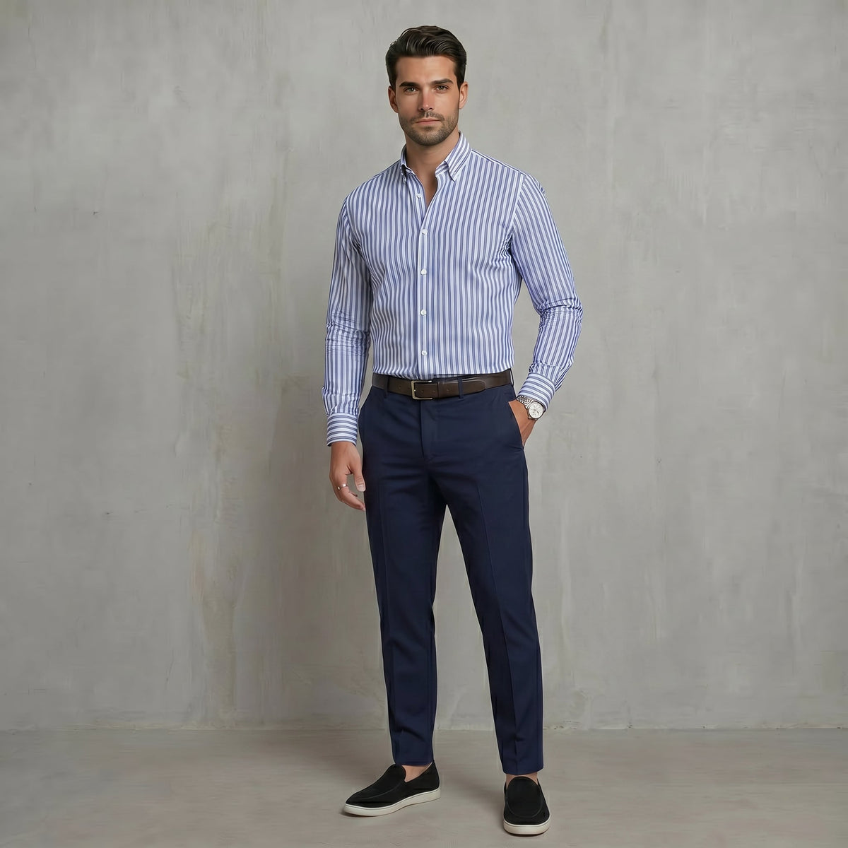 Eduardo - Elegante camisa de rayas