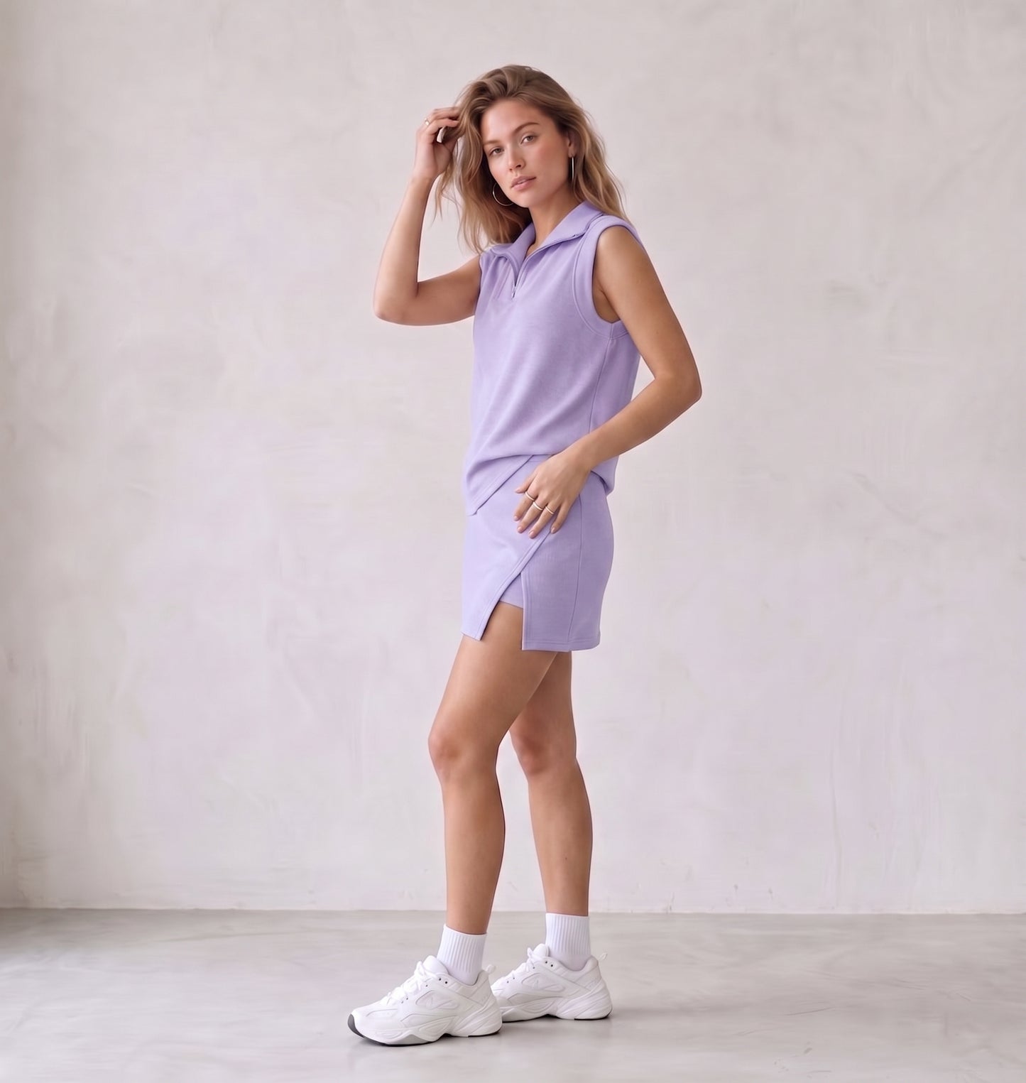 Carla - Conjunto de falda de 2 piezas para mujer