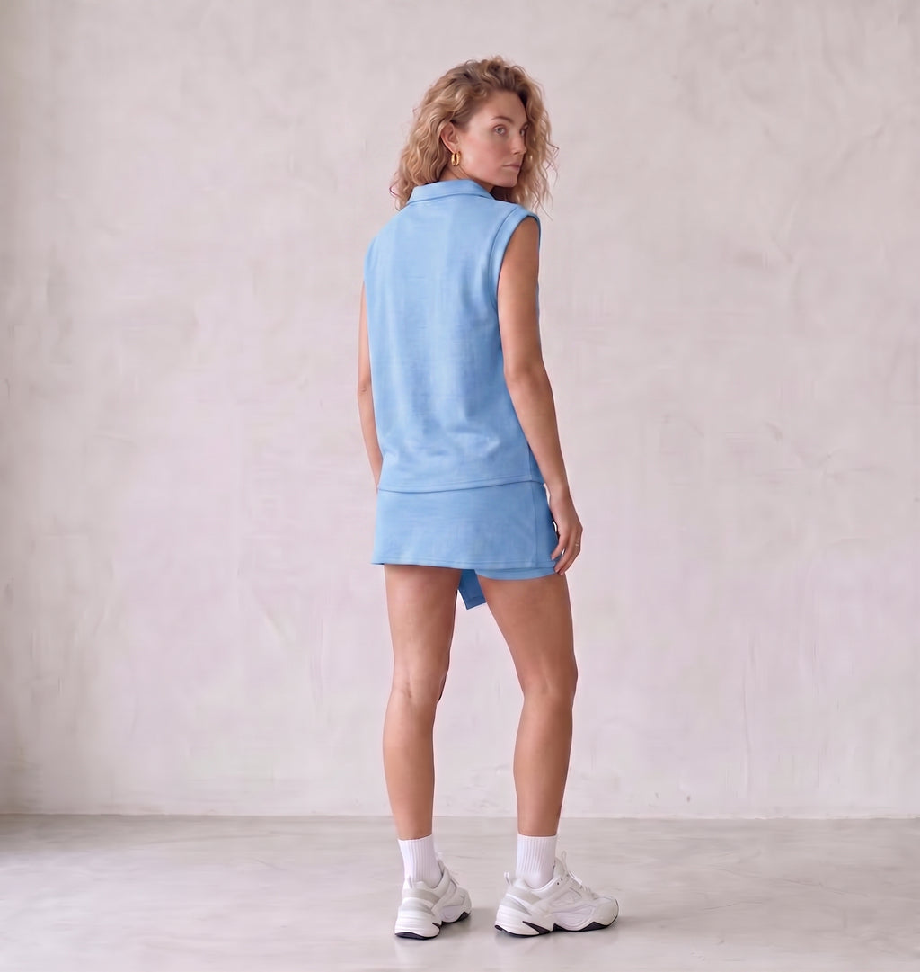 Carla - Conjunto de falda de 2 piezas para mujer