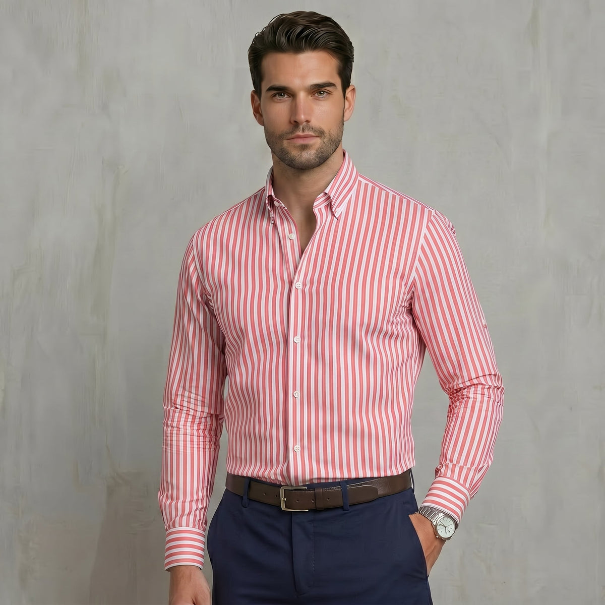 Eduardo - Elegante camisa de rayas