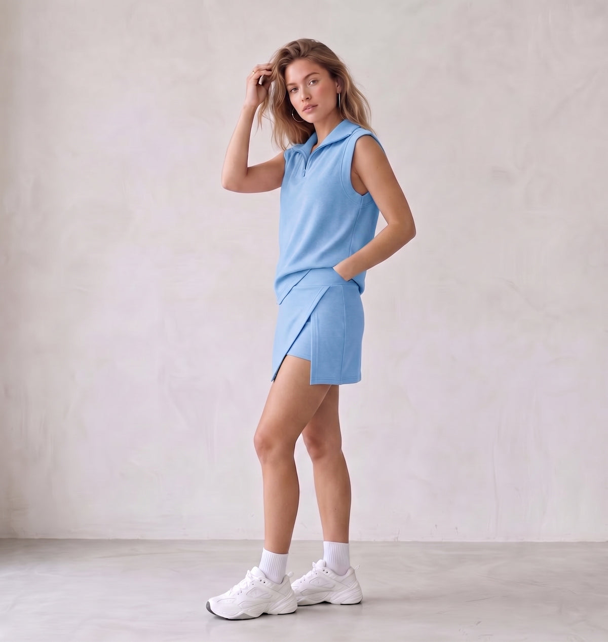 Carla - Conjunto de falda de 2 piezas para mujer