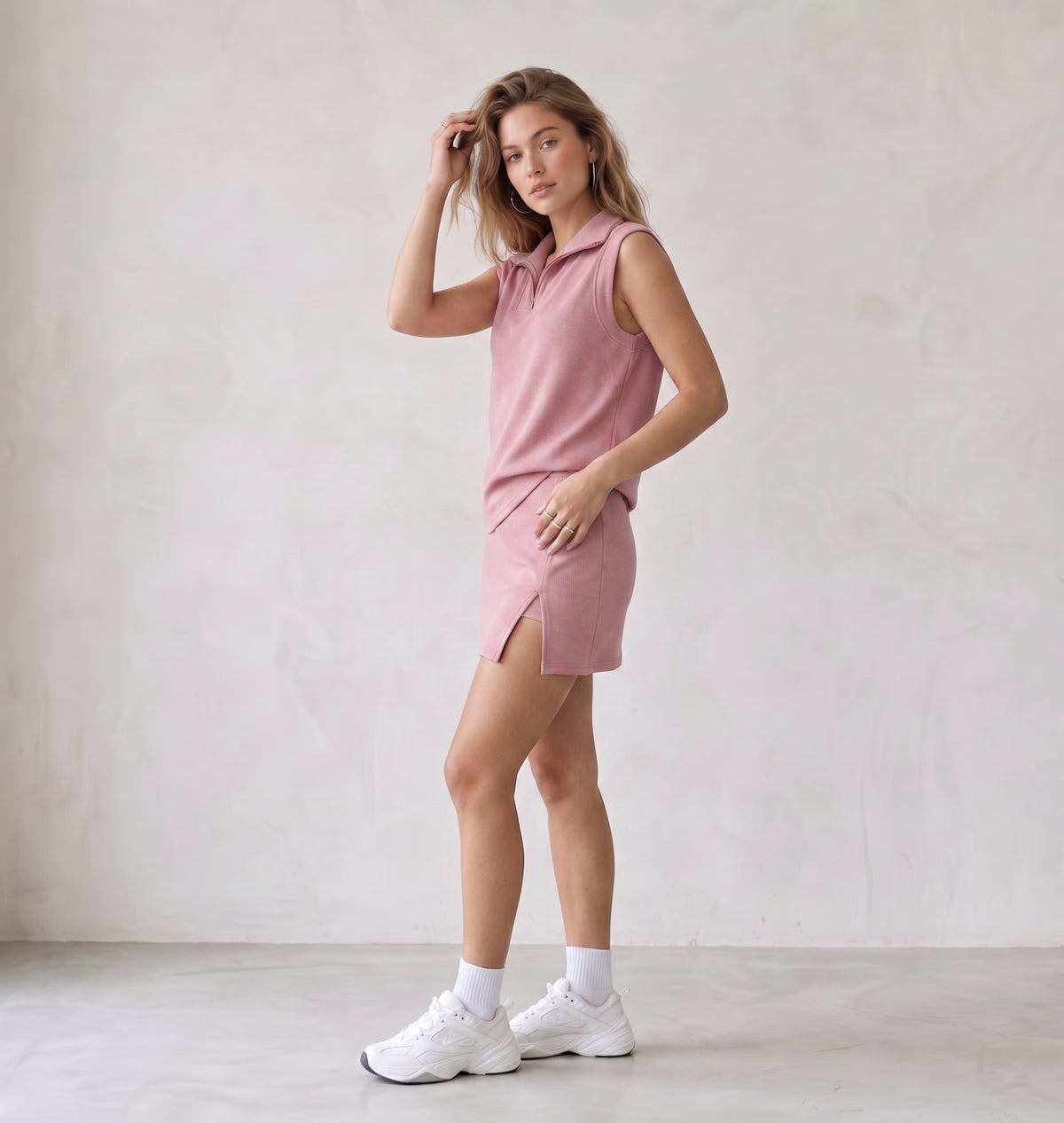 Carla - Conjunto de falda de 2 piezas para mujer