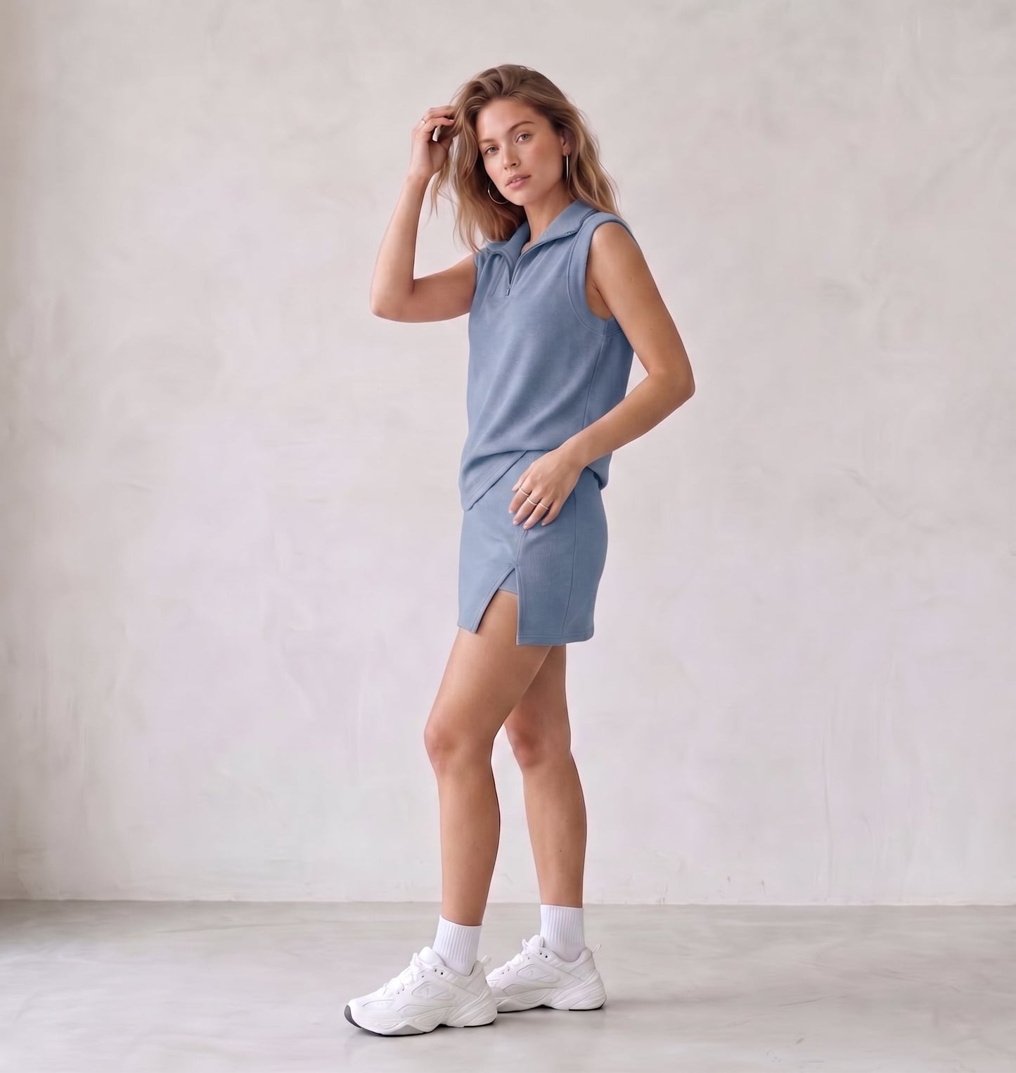 Carla - Conjunto de falda de 2 piezas para mujer