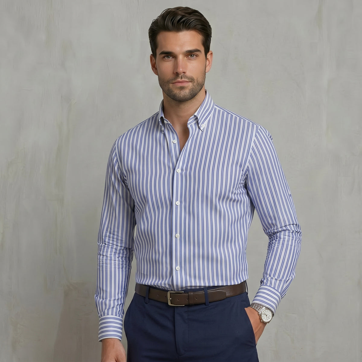 Eduardo - Elegante camisa de rayas