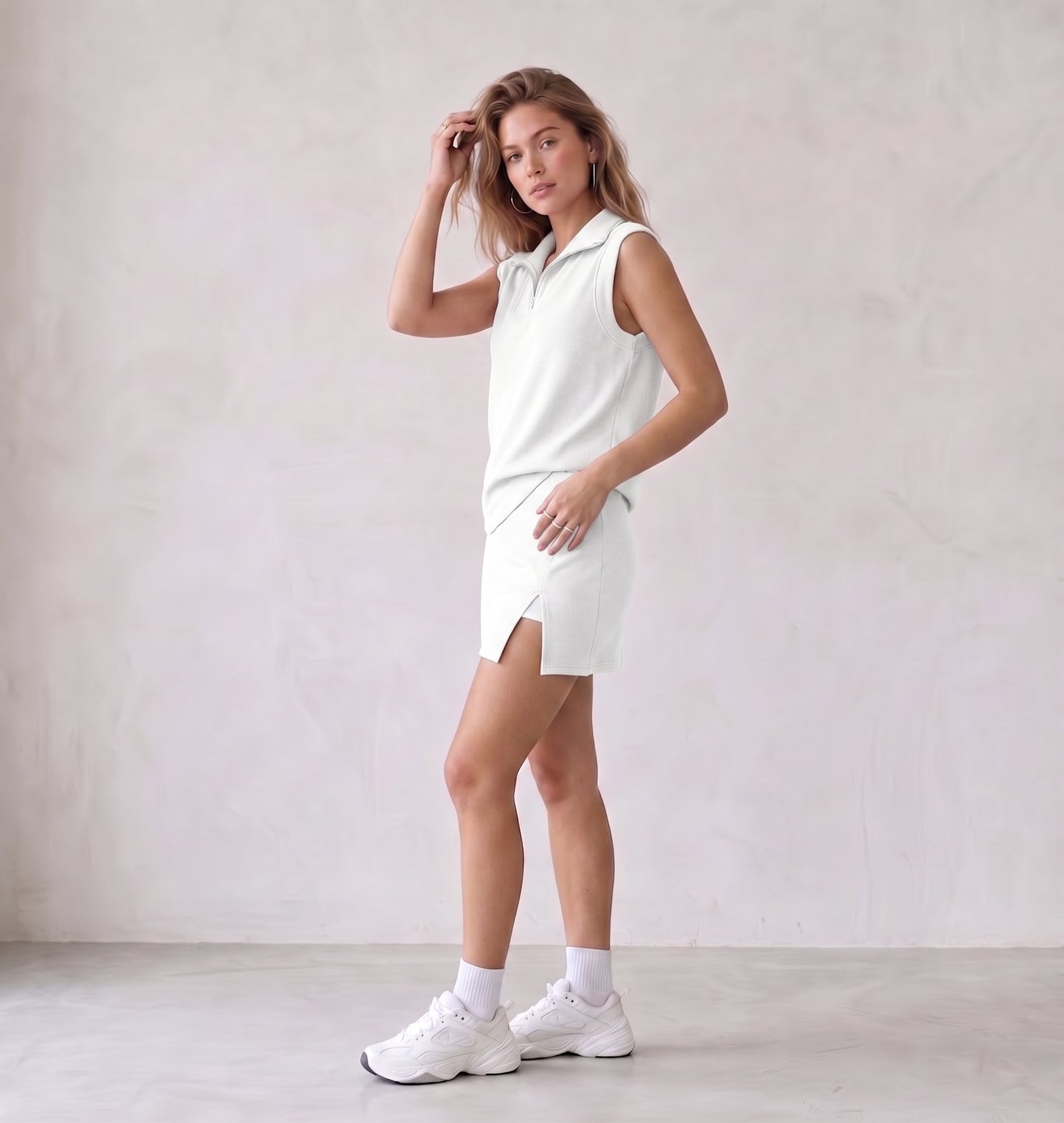 Carla - Conjunto de falda de 2 piezas para mujer