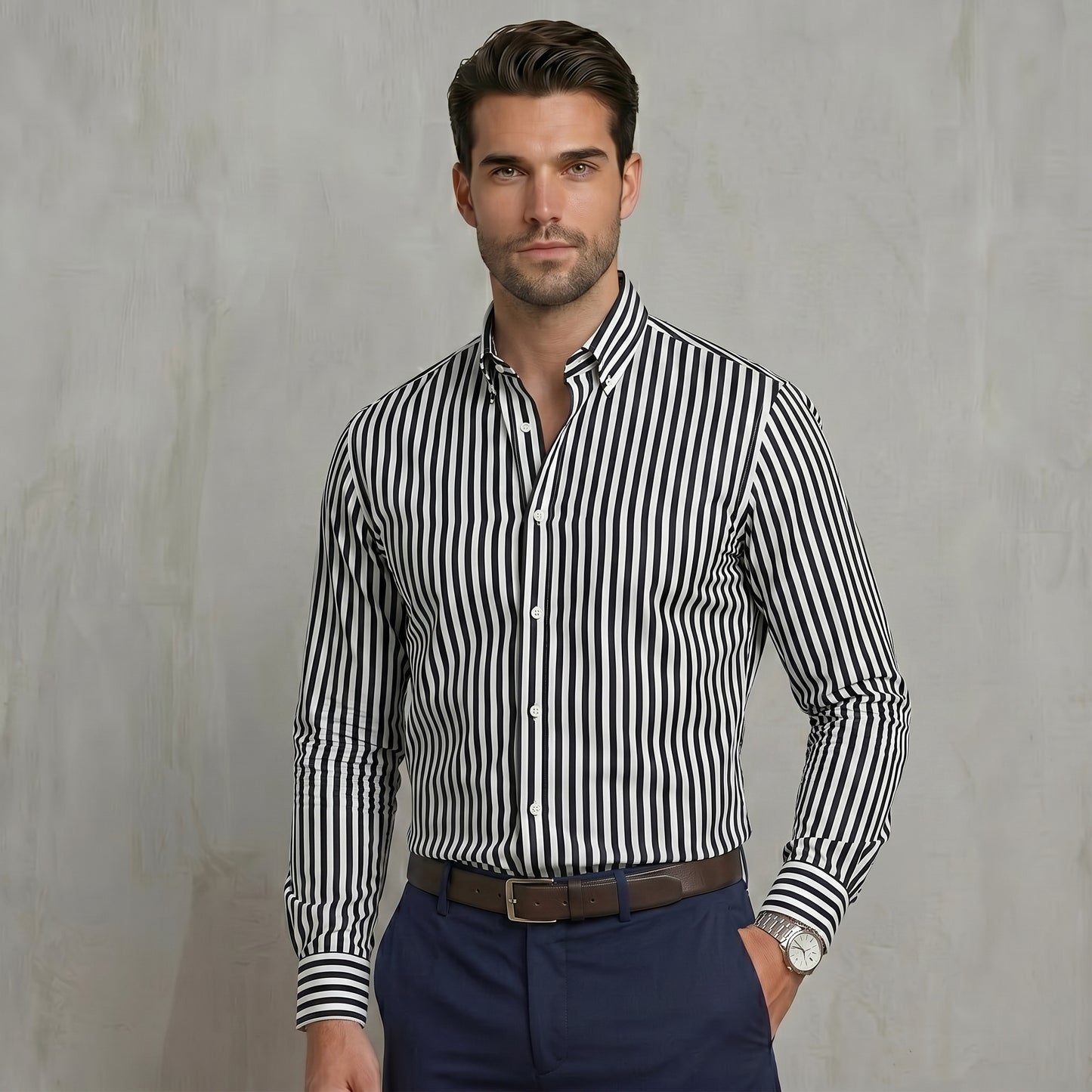 Eduardo - Elegante camisa de rayas