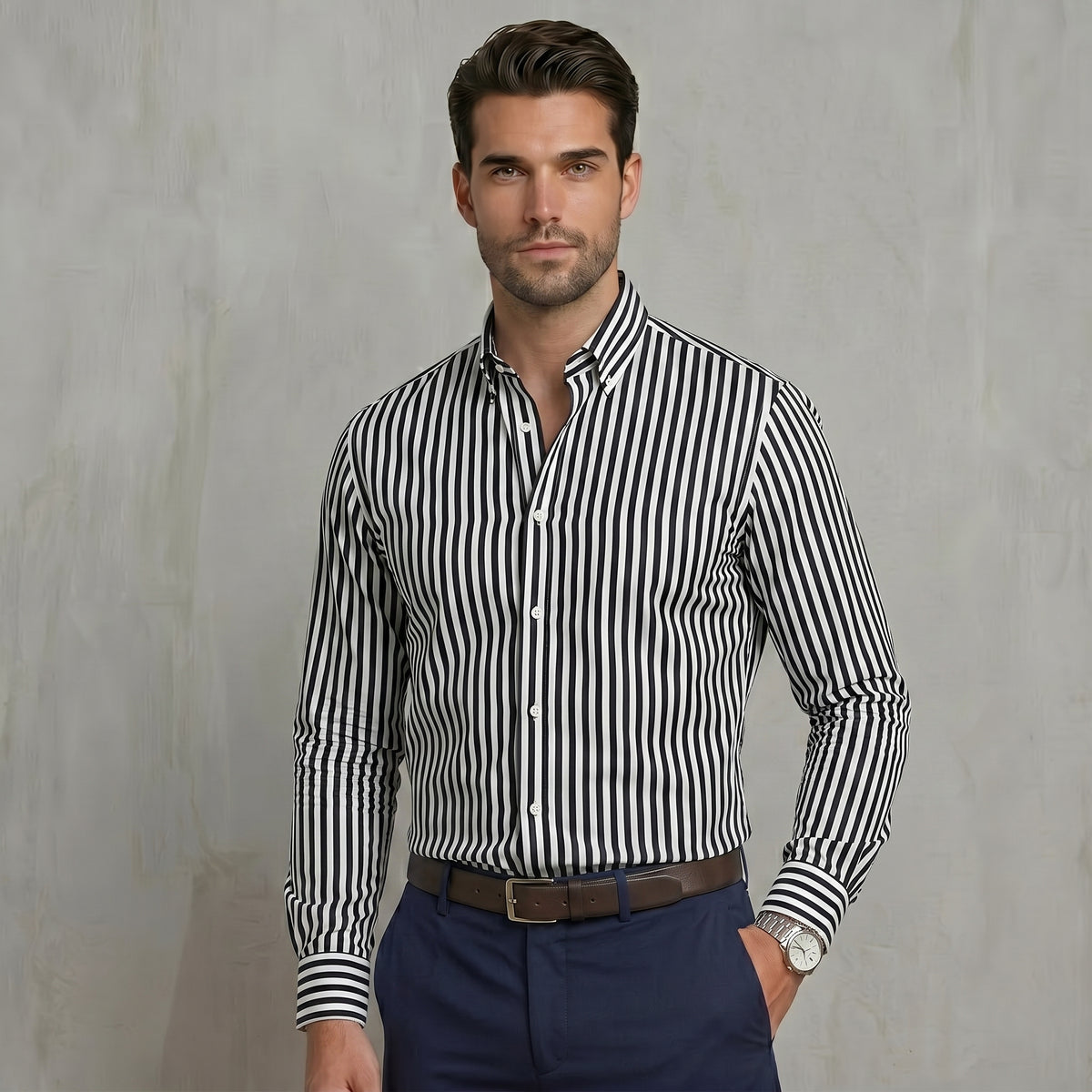Eduardo - Elegante camisa de rayas