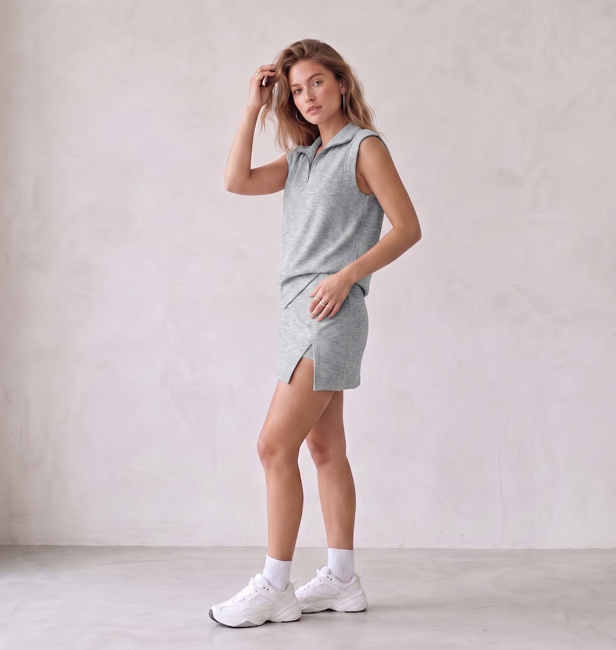Carla - Conjunto de falda de 2 piezas para mujer