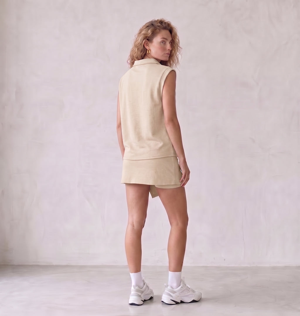 Carla - Conjunto de falda de 2 piezas para mujer