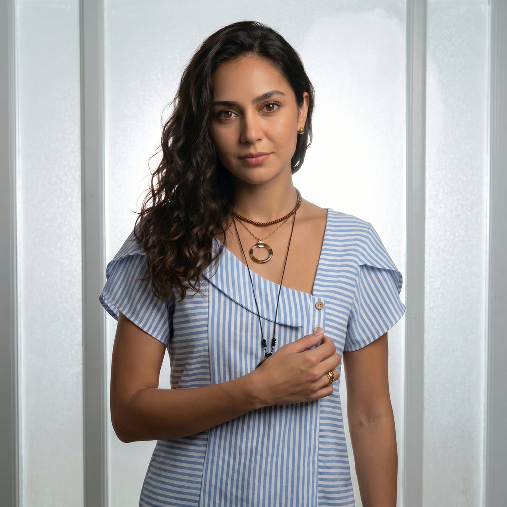 Blusa casual de rayas