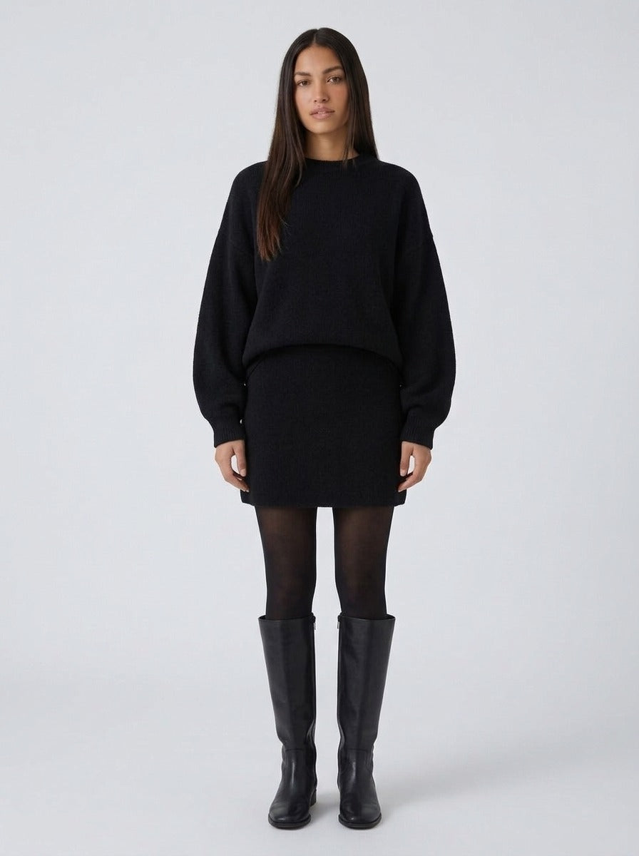 Conjunto de punto Helena negro