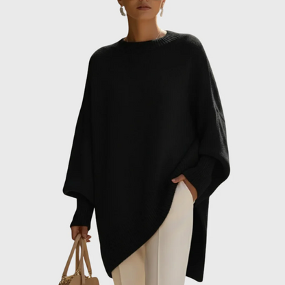 Livia | Suéter tipo poncho de gran tamaño