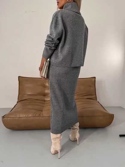 Nicole | Conjunto de punto de invierno para mujer