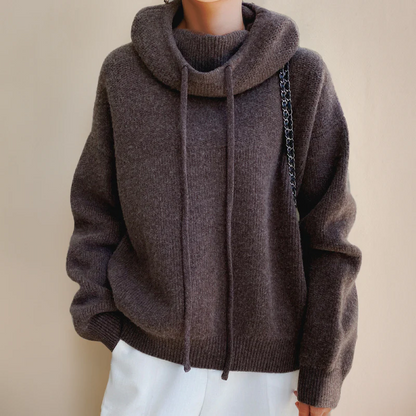 Charlotte | Suéter de cuello alto de lana merino