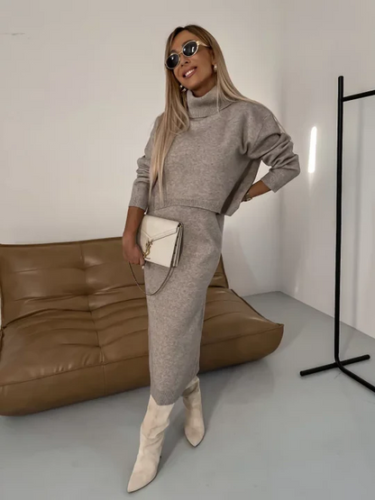 Nicole | Conjunto de punto de invierno para mujer