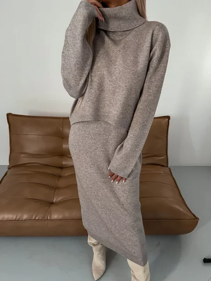 Nicole | Conjunto de punto de invierno para mujer