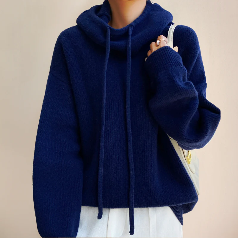 Charlotte | Suéter de cuello alto de lana merino