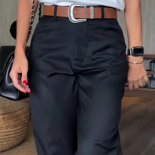 MATHILDA | PANTALONES DE RAYAS ELEGANTES Y QUE REALZAN LA FIGURA