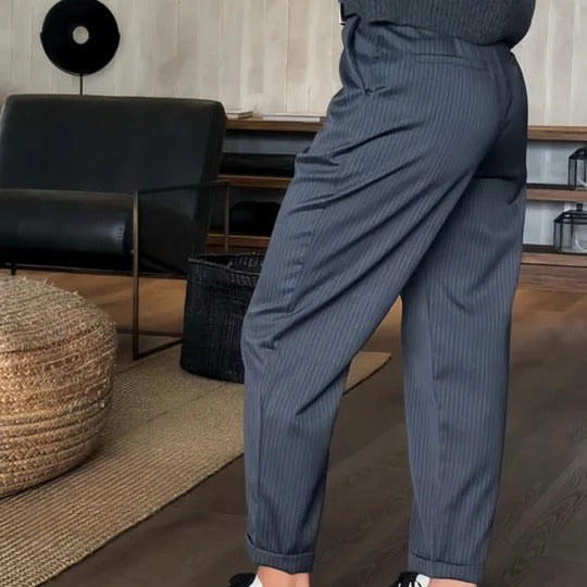 MATHILDA | PANTALONES DE RAYAS ELEGANTES Y QUE REALZAN LA FIGURA