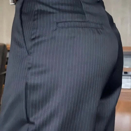 MATHILDA | PANTALONES DE RAYAS ELEGANTES Y QUE REALZAN LA FIGURA