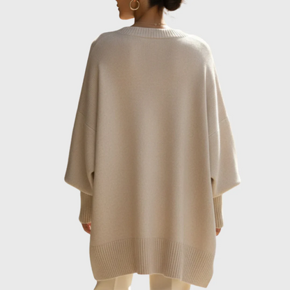 Livia | Suéter tipo poncho de gran tamaño