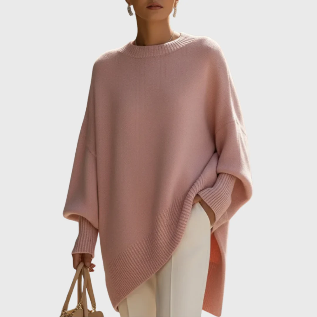 Livia | Suéter tipo poncho de gran tamaño