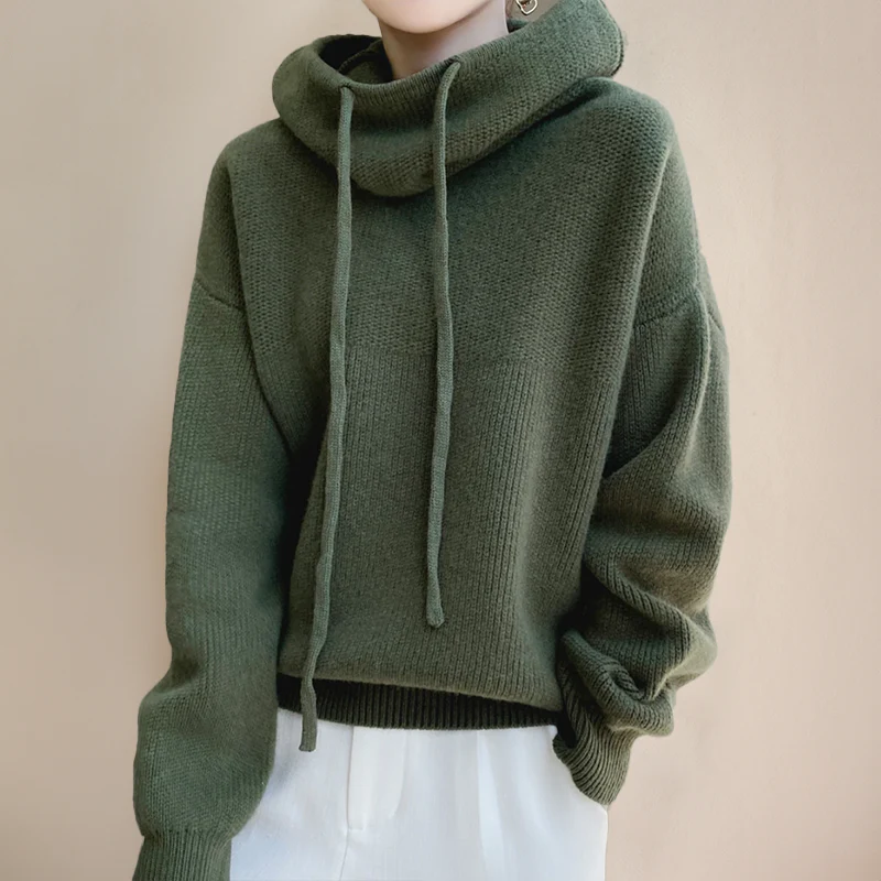 Charlotte | Suéter de cuello alto de lana merino