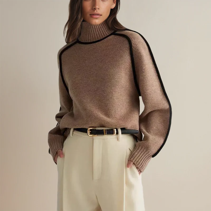 Lara | Suéter de cuello alto para mujer