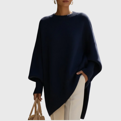 Livia | Suéter tipo poncho de gran tamaño