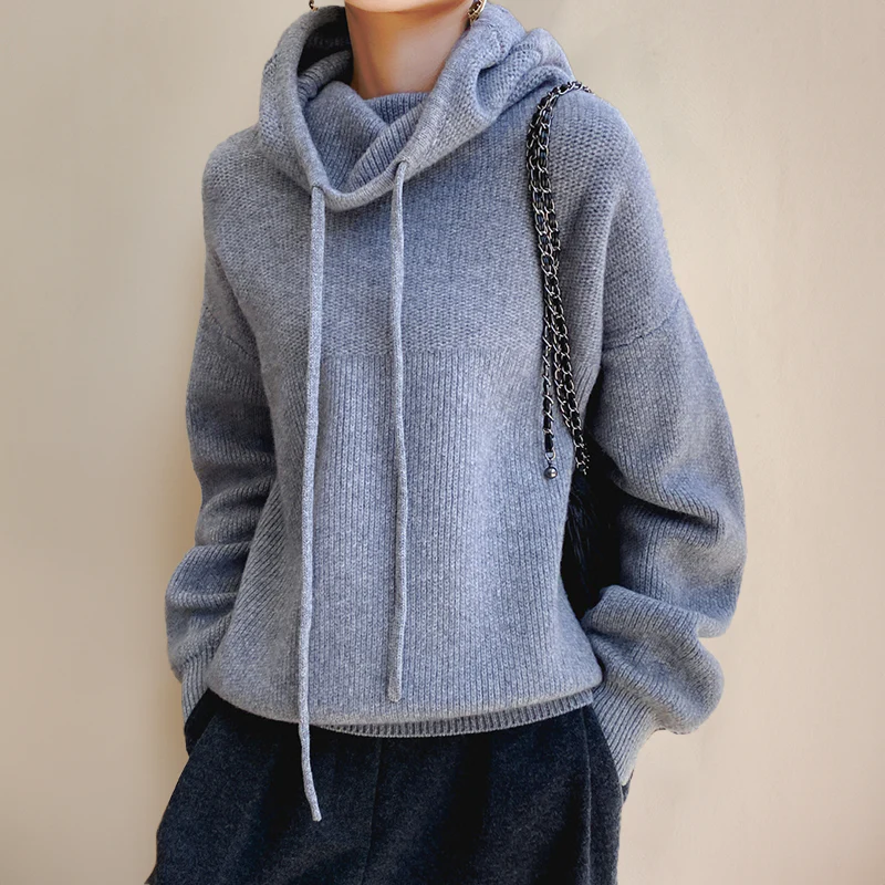 Charlotte | Suéter de cuello alto de lana merino