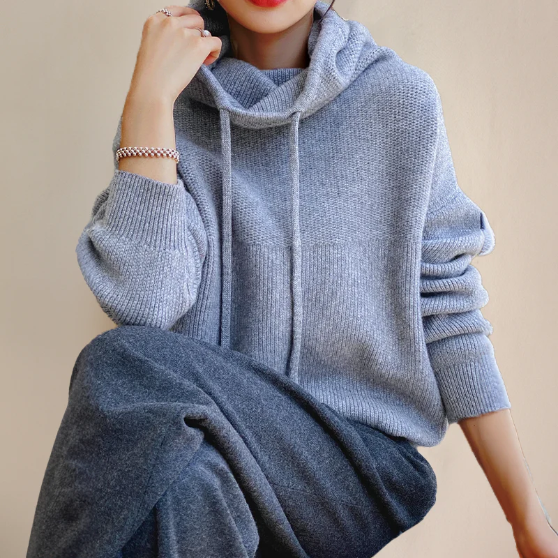 Charlotte | Suéter de cuello alto de lana merino