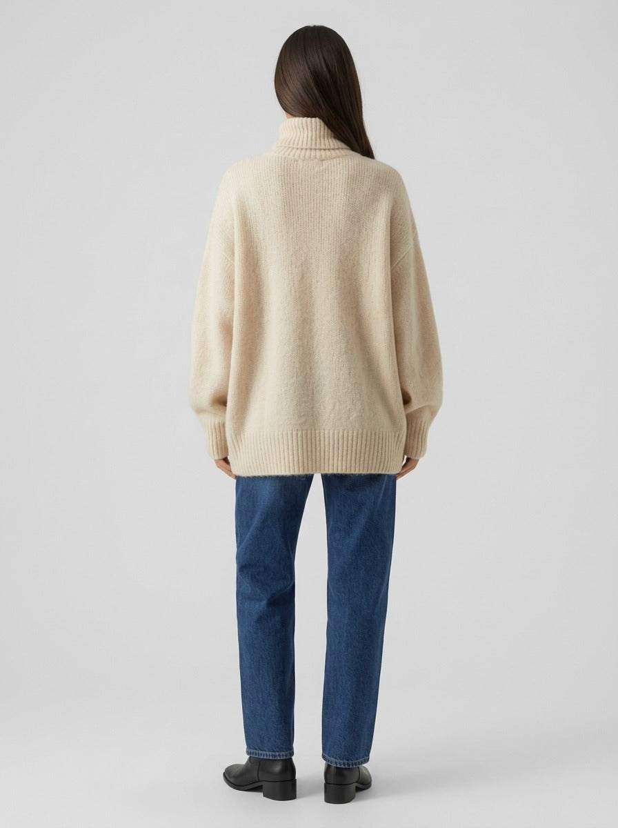 Suéter Línea beige - espalda