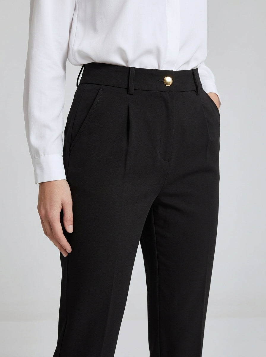 Pantalón Mila Negro - detalle pretina